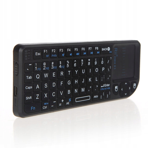KLAWIATURA BEZPRZEWODOWA TOUCHPAD Rii mini X1 2.4G KLAWIATURA BEZPRZEWODOWA TOUCHPAD Rii mini X1 2.4G