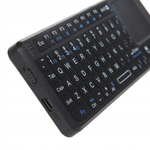 KLAWIATURA BEZPRZEWODOWA TOUCHPAD Rii mini X1 2.4G KLAWIATURA BEZPRZEWODOWA TOUCHPAD Rii mini X1 2.4G