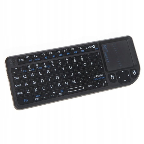 KLAWIATURA BEZPRZEWODOWA TOUCHPAD Rii mini X1 2.4G KLAWIATURA BEZPRZEWODOWA TOUCHPAD Rii mini X1 2.4G