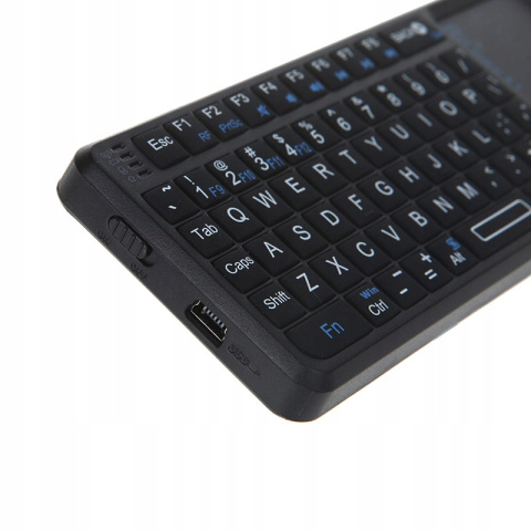 KLAWIATURA BEZPRZEWODOWA TOUCHPAD Rii mini X1 2.4G KLAWIATURA BEZPRZEWODOWA TOUCHPAD Rii mini X1 2.4G
