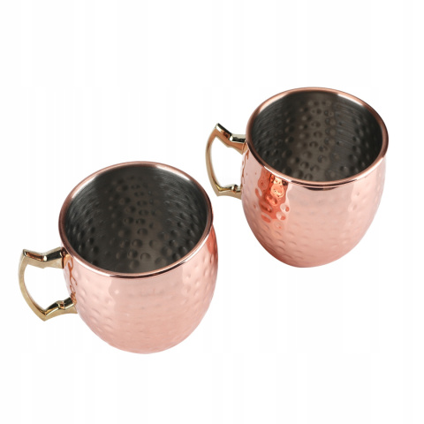 MOSCOW MULE KUBEK MOSCOW MULE ZESTAW 4 SZT., MIEDZIANY KUBEK NA KOKTAJL
