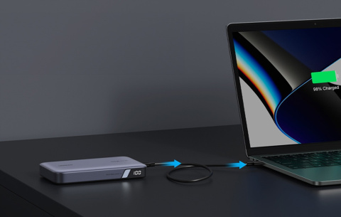 Powerbank Ugreen 20000 mAh szary Powerbank Ugreen 20000 mAh szary