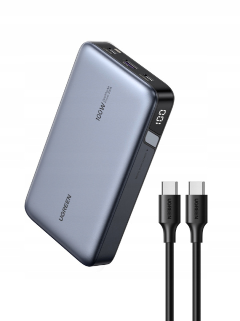 Powerbank Ugreen 20000 mAh szary Powerbank Ugreen 20000 mAh szary