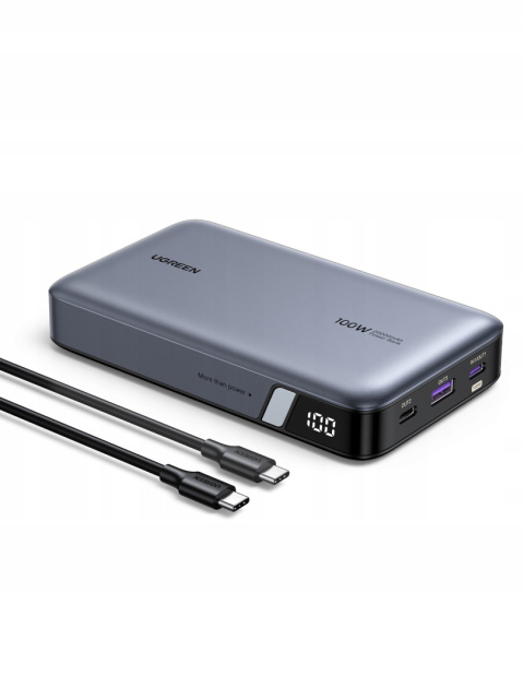 Powerbank Ugreen 20000 mAh szary Powerbank Ugreen 20000 mAh szary