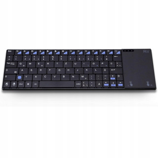 Rii Bezprzewodowa klawiatura z touchpadem, QWERTZ, 2,4 GHz