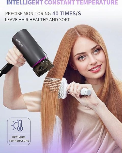 Suszarka do stylizacji włosów Składana Jonowa z dyszą i dyfuzorem 2200W Suszarka do stylizacji włosów Składana Jonowa z dyszą i dyfuzorem 2200W