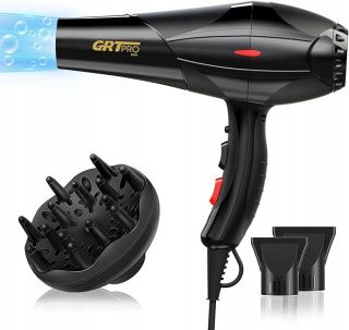 Suszarka do włosów GRT PRO 8800 Profesjonalna 3500W Dyfuzor Tryb TURBO