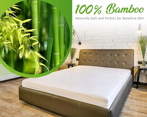 Wodoodporny ochraniacz na materac EU Double 140 x 200 cm