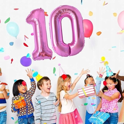 Balon foliowy w kształcie cyfry 0 na Urodziny Różowy Duży XXL 40" (100cm) Balon foliowy w kształcie cyfry 0 na Urodziny Różowy Duży XXL 40" (100cm)