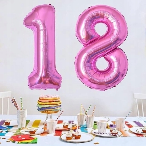 Balon foliowy w kształcie cyfry 0 na Urodziny Różowy Duży XXL 40" (100cm) Balon foliowy w kształcie cyfry 0 na Urodziny Różowy Duży XXL 40" (100cm)