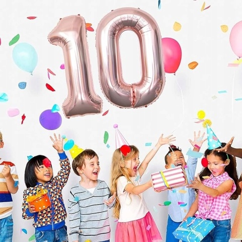 Balon foliowy w kształcie cyfry 6 na Urodziny Różowe Złoto XXL 40" (100cm) Balon foliowy w kształcie cyfry 6 na Urodziny Różowe Złoto XXL 40" (100cm)