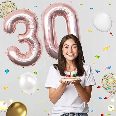 Balon foliowy w kształcie cyfry 6 na Urodziny Różowe Złoto XXL 40" (100cm) Balon foliowy w kształcie cyfry 6 na Urodziny Różowe Złoto XXL 40" (100cm)