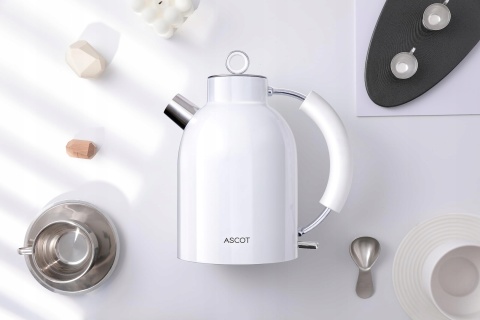 Czajnik elektryczny Ascot DGM 2200 W 1,5 l biały
