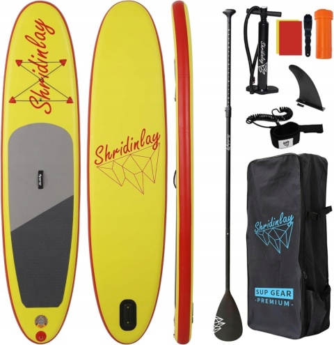 Deska SUP Pompowana Do Pływania Shridinlay Paddle Board 305cm Wiosło Pompka Deska SUP Pompowana Do Pływania Shridinlay Paddle Board 305cm Wiosło Pompka