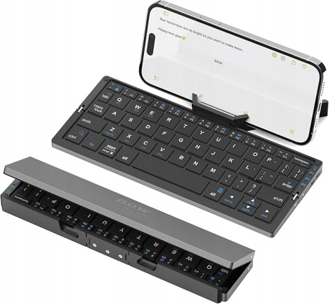 Klawiatura Składana Bezprzewodowa Bluetooth, Ładowalna do IPHONA Klawiatura Składana Bezprzewodowa Bluetooth, Ładowalna do IPHONA