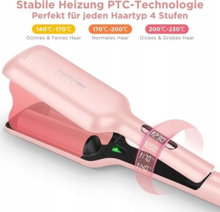 Lokówka do włosów typu syrenka z 2 beczkami 32 mm PARWIN PRO BEAUTY