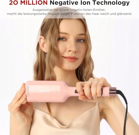 Lokówka do włosów typu syrenka z 2 beczkami 32 mm PARWIN PRO BEAUTY