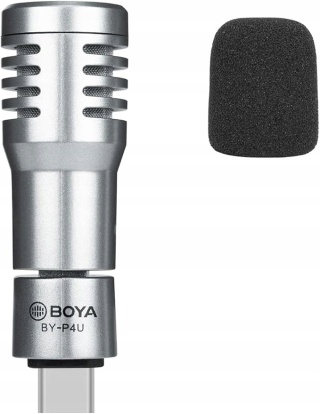 Mini Mikrofon USB-C do Androida i laptopa BOYA BY-P4U Wielokierunkowy