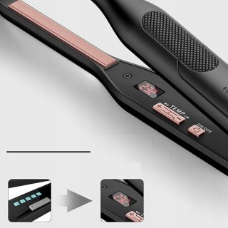 Mini Prostownica 2w1 Cienka Lokówka Tytanowa Płytka 3/10" 230°C Podróżna