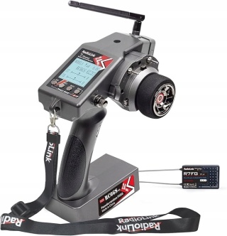 Radiolink RC6GS V3 Nadajnik RC 7CH z Odbiornikiem R7FG Telemetria Żyroskop
