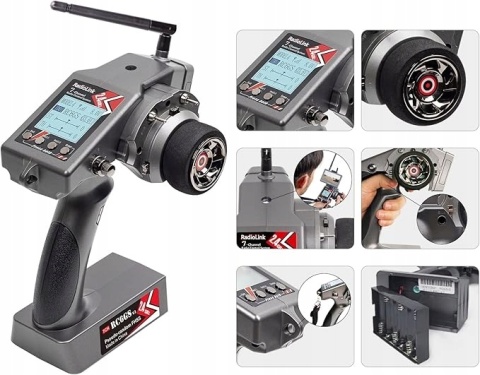 Radiolink RC6GS V3 Nadajnik RC 7CH z Odbiornikiem R7FG Telemetria Żyroskop Radiolink RC6GS V3 Nadajnik RC 7CH z Odbiornikiem R7FG Telemetria Żyroskop