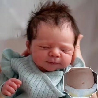 Reborn lalka Pascale Realistyczna lalka dla dzieci 45 cm Bobas Baby Doll