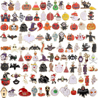 SANNIX 100 szt. zawieszek na Halloween