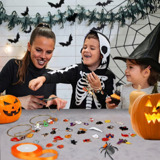 SANNIX 100 szt. zawieszek na Halloween