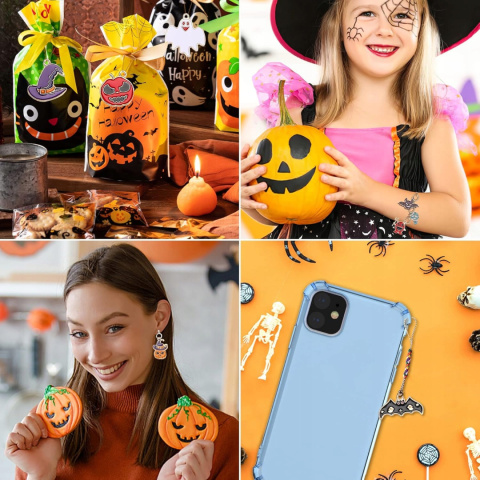 SANNIX 100 szt. zawieszek na Halloween SANNIX 100 szt. zawieszek na Halloween