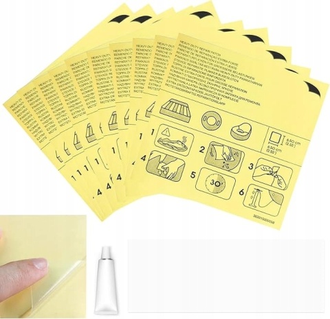 Samoprzylepne Łatki Naprawcze do basenu Materacy PVC wodoodporne - 10 szt. Samoprzylepne Łatki Naprawcze do basenu Materacy PVC wodoodporne - 10 szt.