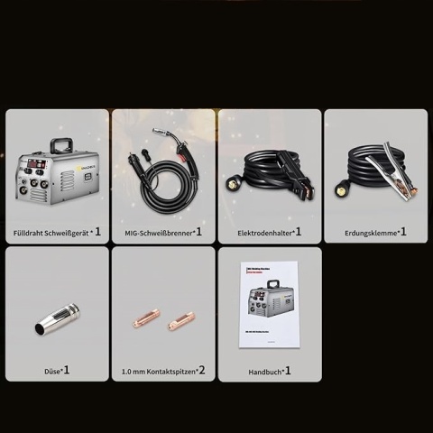 Spawarka elektrodowa z drutem 140A 2 w 1 MIG MMA Inverter MIG Spawarka elektrodowa z drutem 140A 2 w 1 MIG MMA Inverter MIG