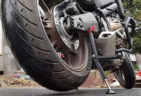 Stopka Motocyklowa Nóżka Podstawka Pod Koło Uniwersalna Składana z Uchwytem Stopka Motocyklowa Nóżka Podstawka Pod Koło Uniwersalna Składana z Uchwytem