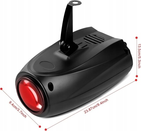 Światło Sceniczne RGB Reflektor DJ Projektor LED z Efektem Stroboskopowym Światło Sceniczne RGB Reflektor DJ Projektor LED z Efektem Stroboskopowym