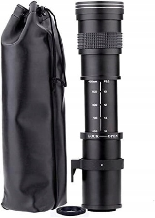 Teleobiektyw Ręczny MF 420-800 mm do Canon EOS T5 T6 T7 60D 70D 80D 7D