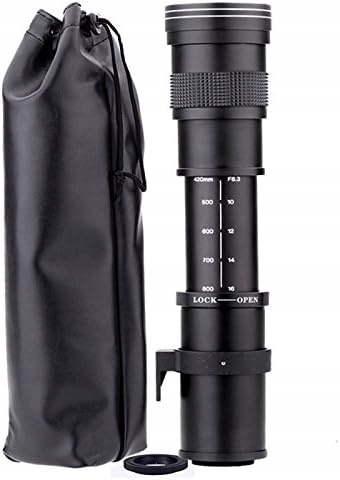 Teleobiektyw Ręczny MF 420-800 mm do Canon EOS T5 T6 T7 60D 70D 80D 7D