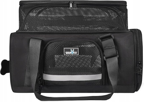 Transporter dla Psów i Kotów Rozszerzalna Torba Składana 45 x 28 x 21cm Transporter dla Psów i Kotów Rozszerzalna Torba Składana 45 x 28 x 21cm