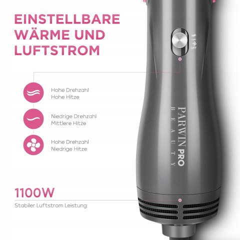 Zestaw PARWIN PRO BEAUTY, Suszarko-Lokówka 4-w-1, 1000 W. Zestaw PARWIN PRO BEAUTY, Suszarko-Lokówka 4-w-1, 1000 W.