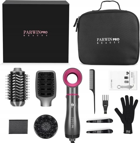 Zestaw PARWIN PRO BEAUTY, Suszarko-Lokówka 4-w-1, 1000 W. Zestaw PARWIN PRO BEAUTY, Suszarko-Lokówka 4-w-1, 1000 W.