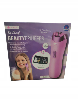 Depilator diamentowy RelaxVital Epil Twist LED