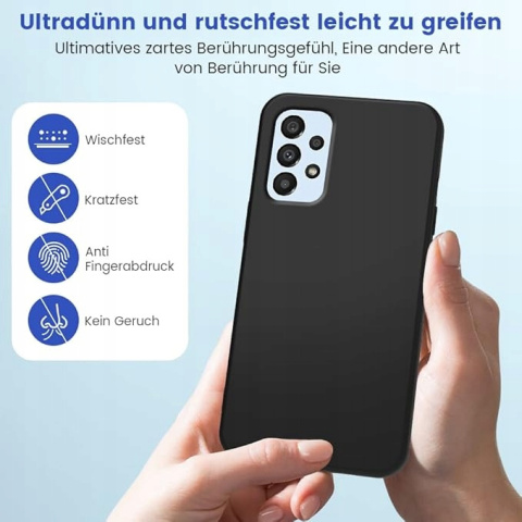 Etui Case do Samsung Galaxy A53 5G Ochronne Plecki Obudowa Pokrowiec Czarny