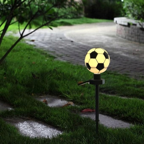 Lampa solarna LED Wbijana Piła Nożna Football do ogrodu Zewnętrzna