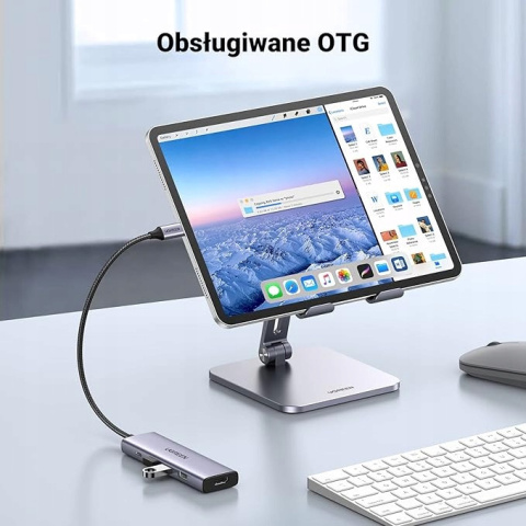 WIELOFUNKCYJNY HUB 5W1 USB-C HDMI USB-A 100W UGREEN