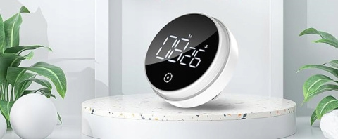 Cyfrowy Kuchenny timer LED z magnesem Zegar do gotowania jajek