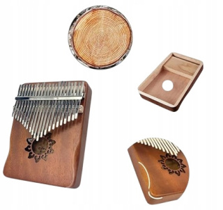 Kalimba Drewniana 21 Klawiszy Afrykański Instrument Muzyczny THUMB Pianino