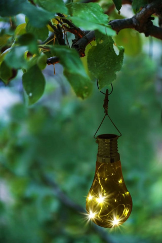 Lampa wisząca ogrodowa EGLO LED NASTROJOWA