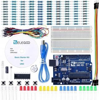 Zestaw startowy ELEGOO Project Basic płytka UNO R3 kompatybilna z Arduino