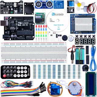 Zestaw startowy ELEGOO UNO R3 Super Starter Kit - Nauka Arduino