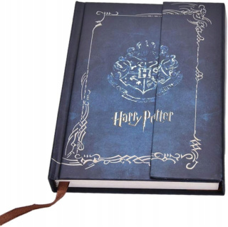 Notes 16,5x11 TANSHOP Harry Potter czarny, Odcienie fioletu i niebieskiego