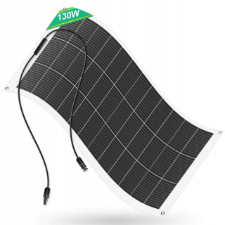 Monokrystaliczny elastyczny panel słoneczny ECO-WORTHY 130W 12V