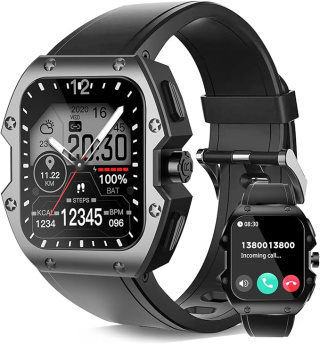 Smartwatch Męski Zegarek Licznik kalorii kcal Parametry Monitor aktywności